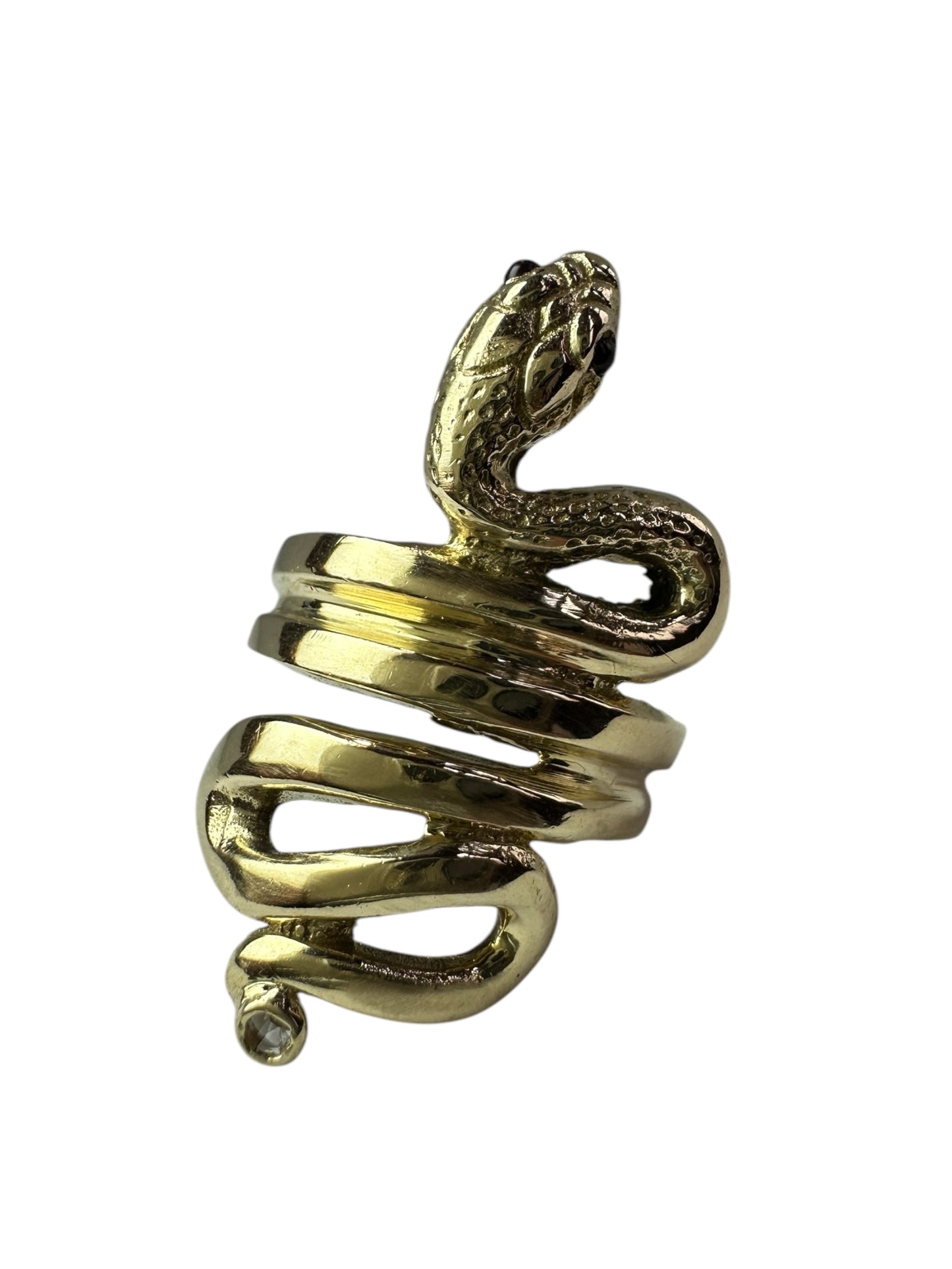 Vintage Coiled Snake Ring