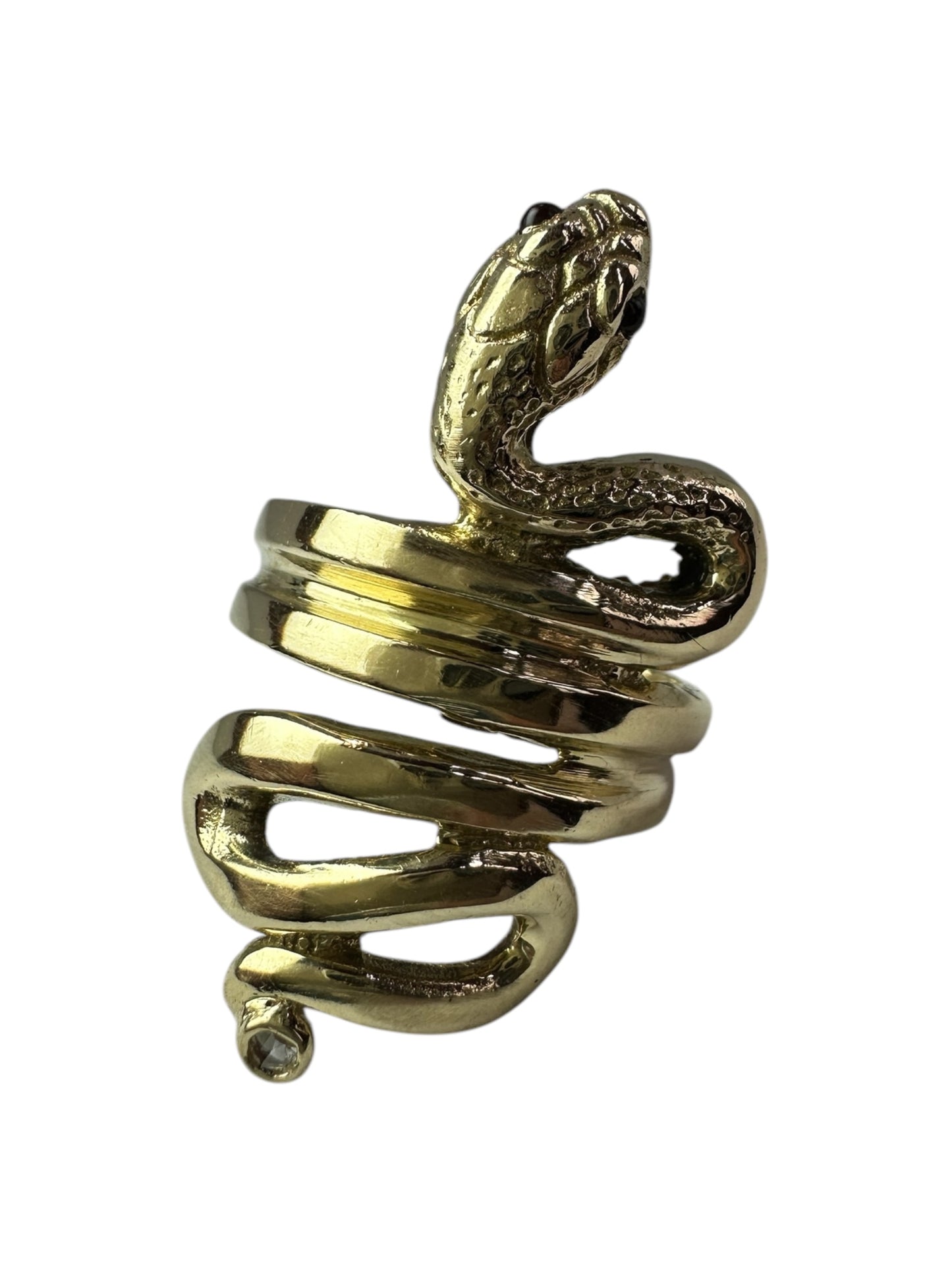 Vintage Coiled Snake Ring