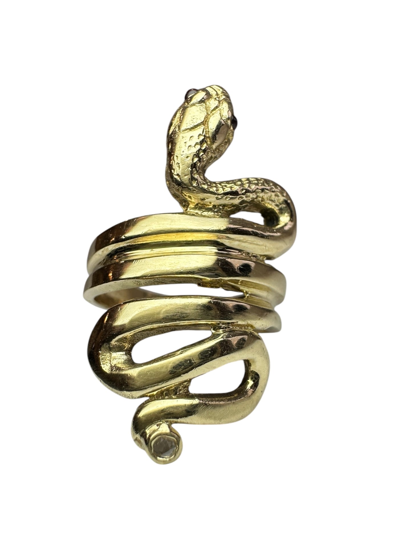 Vintage Coiled Snake Ring