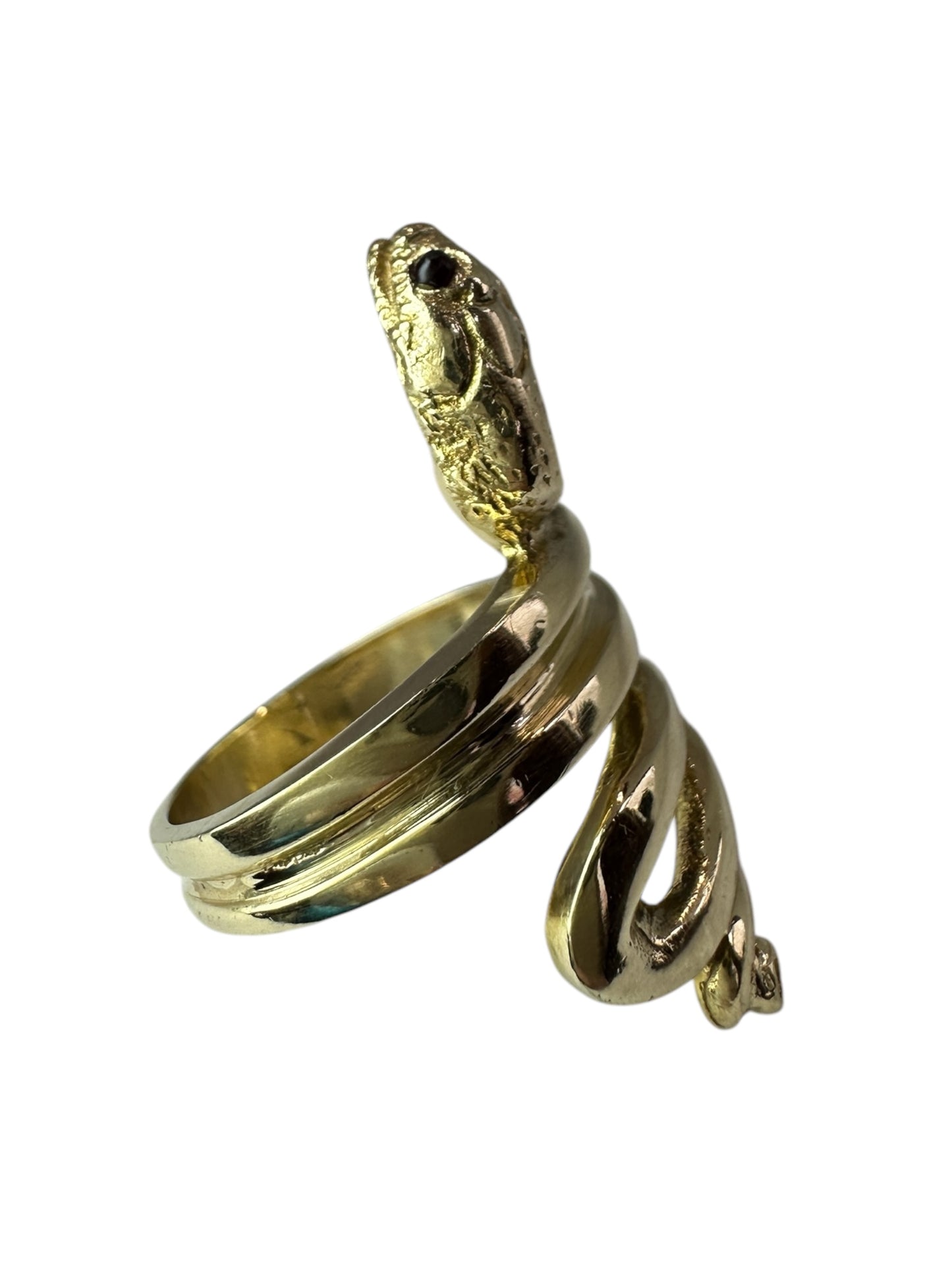 Vintage Coiled Snake Ring