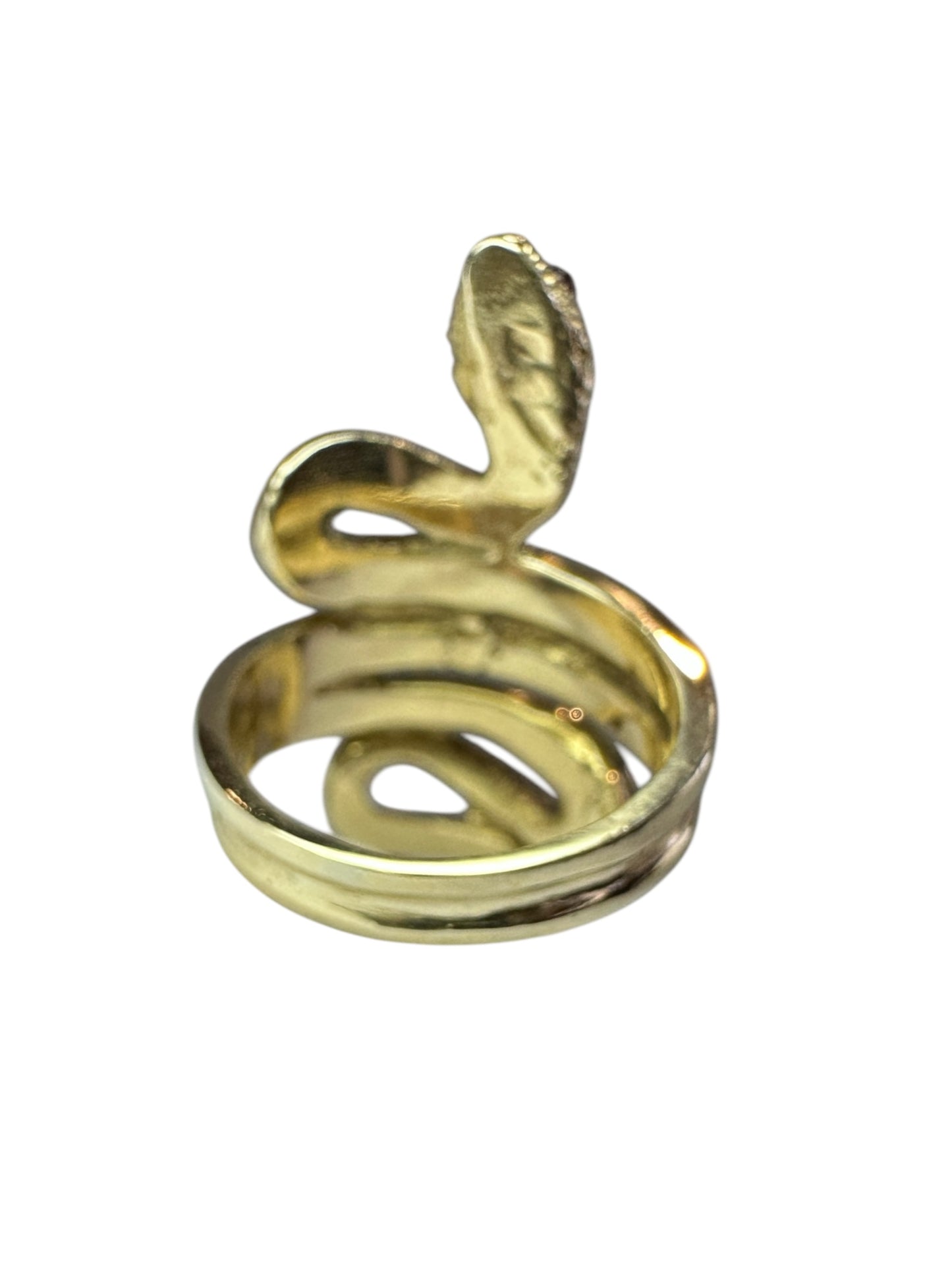 Vintage Coiled Snake Ring