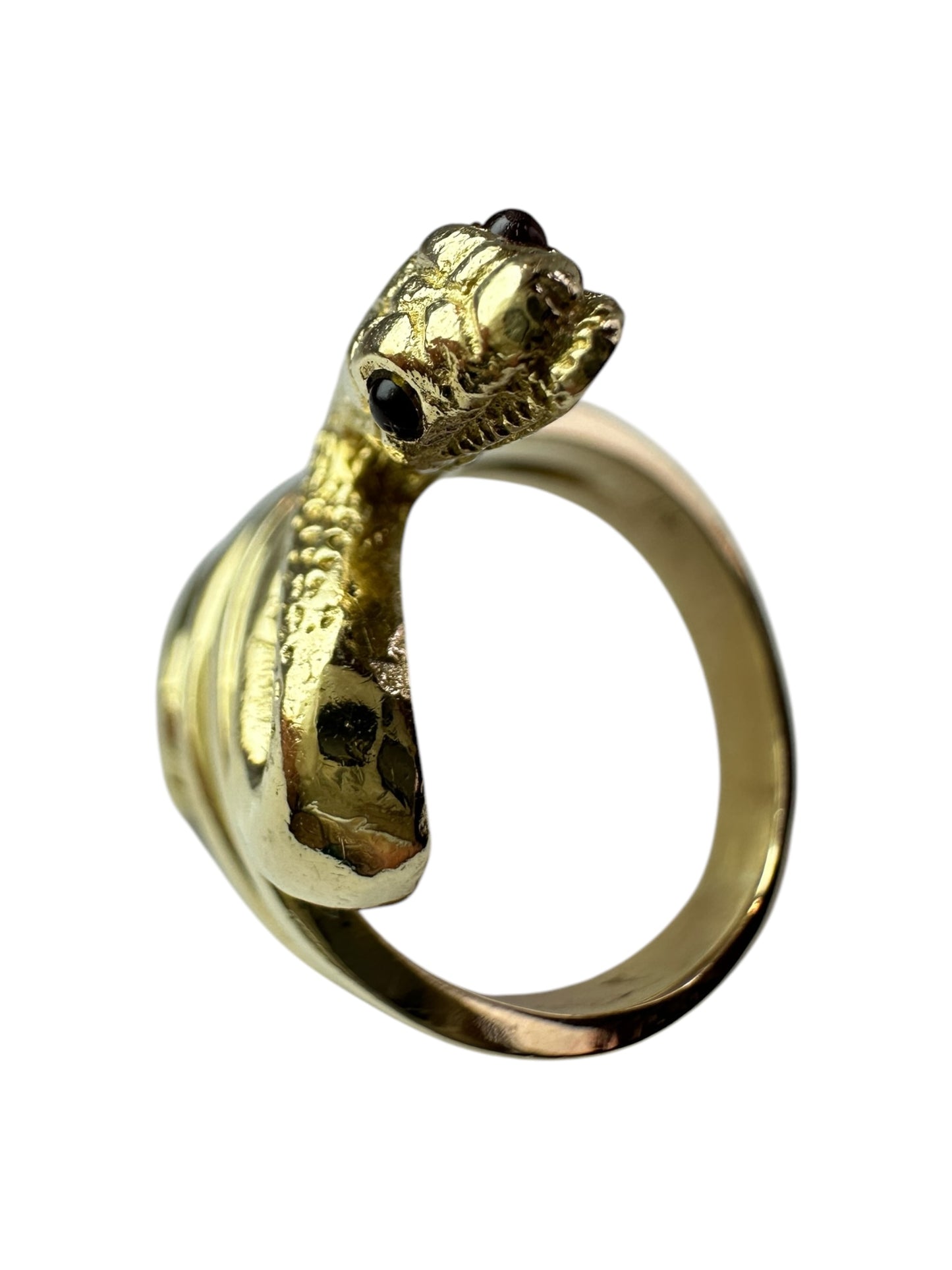 Vintage Coiled Snake Ring