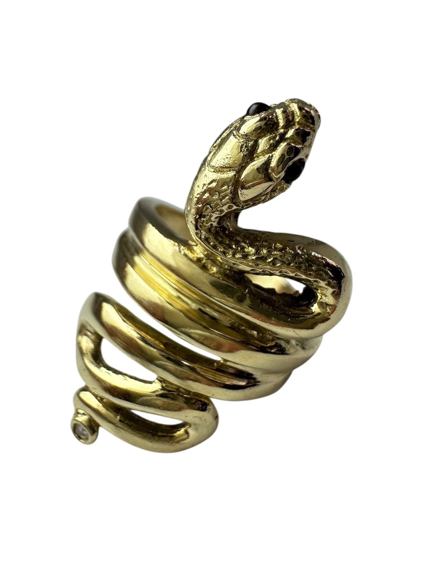 Vintage Coiled Snake Ring