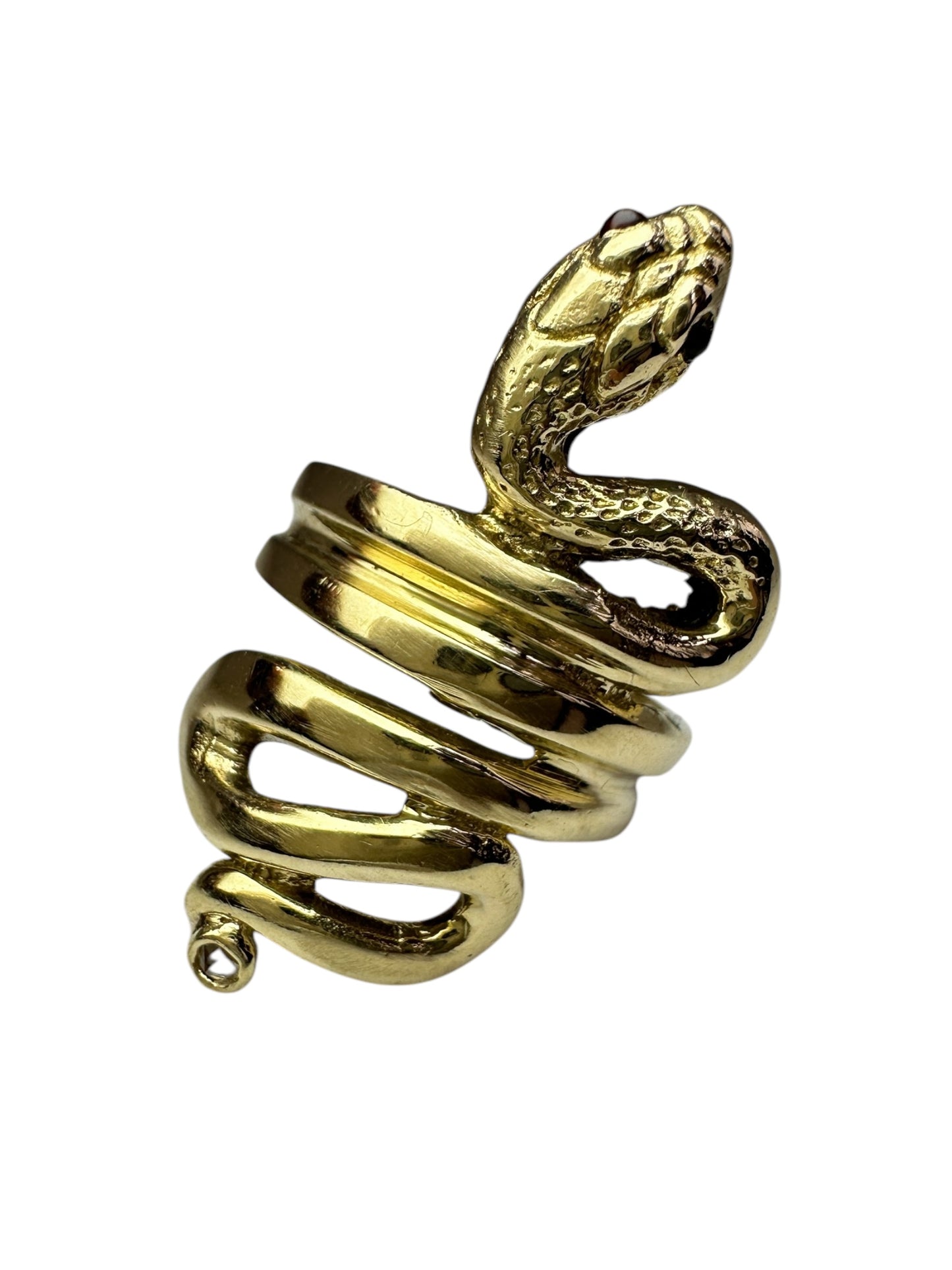 Vintage Coiled Snake Ring