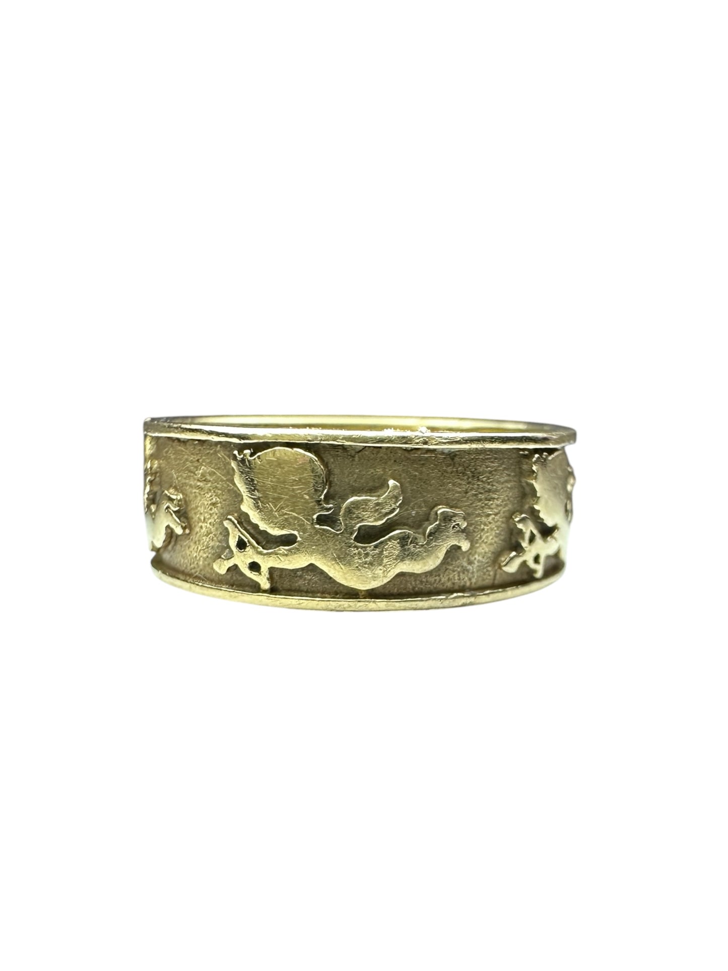 Vintage Cupid Eternity Band