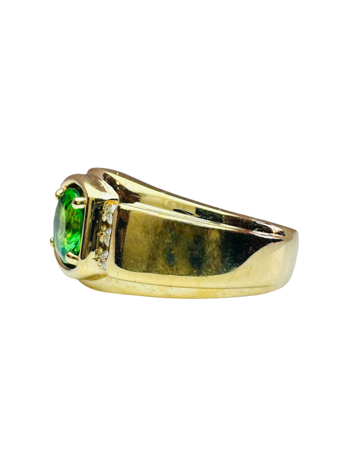 Gent's Custom Made Tsavorite Ring