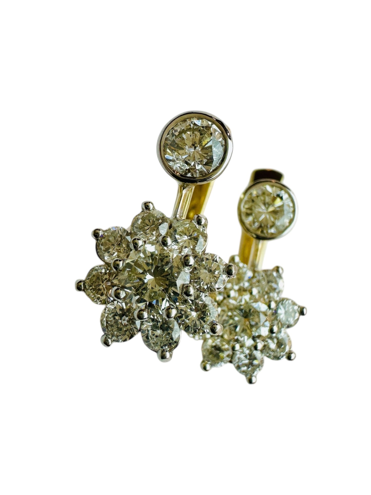 Diamond Cluster Earrings