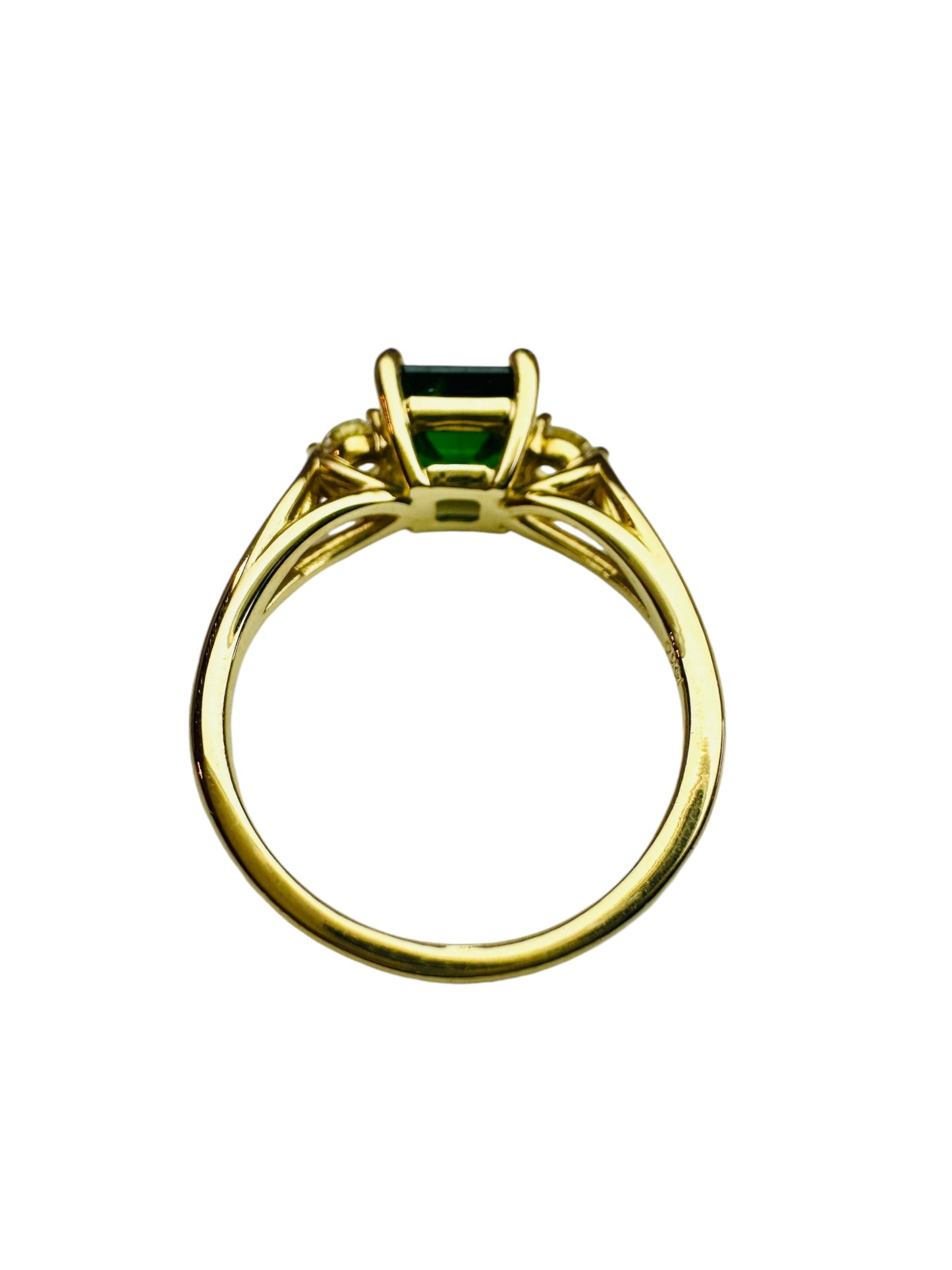 Lady's Custom Made Tsavorite Ring