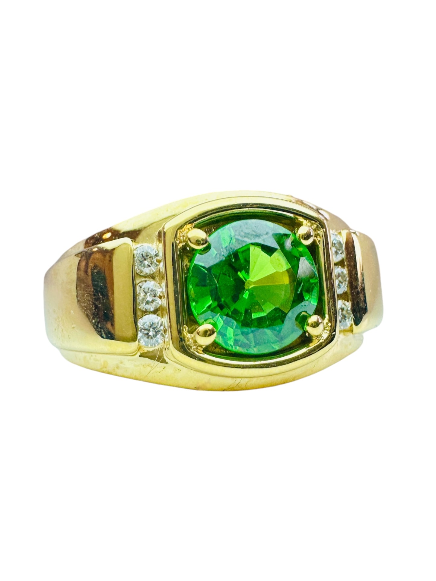 Gent's Custom Made Tsavorite Ring