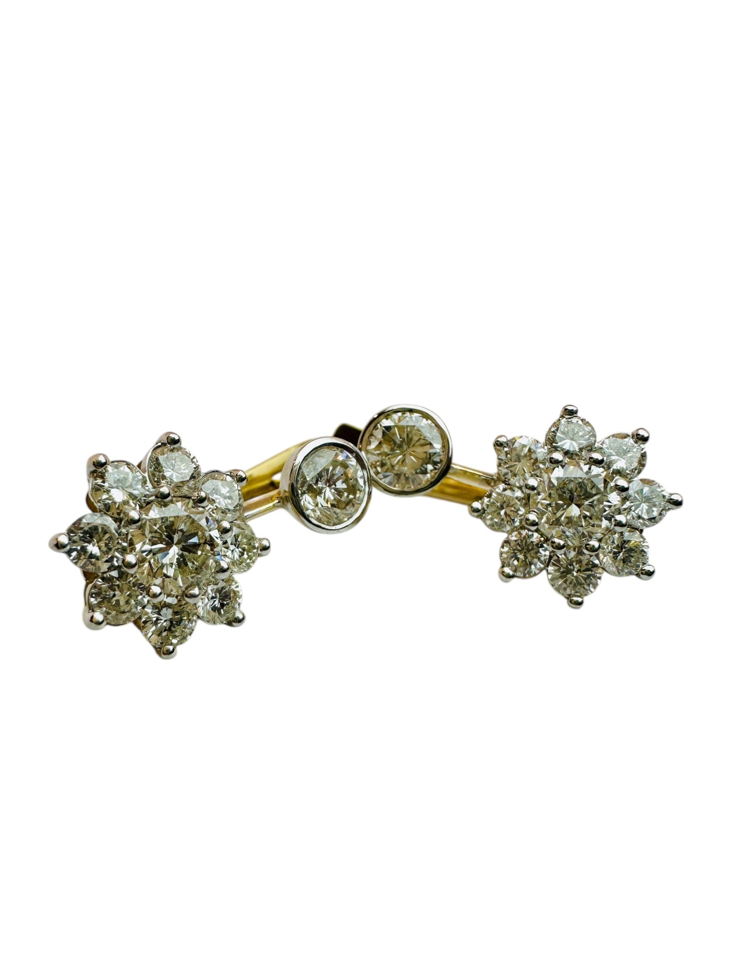 Diamond Cluster Earrings