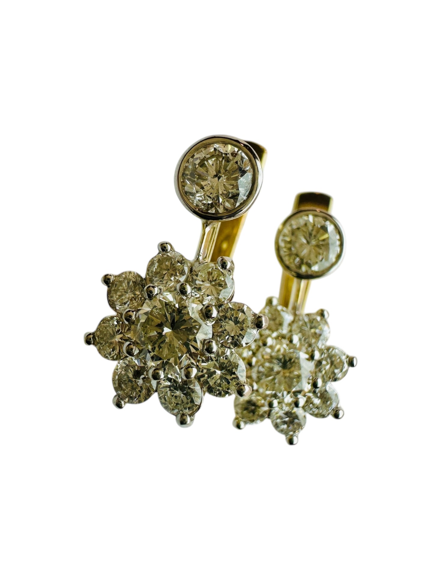 Diamond Cluster Earrings