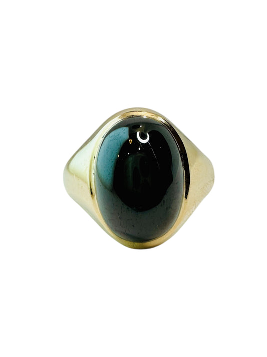 Antique Garnet Cabochon Ring