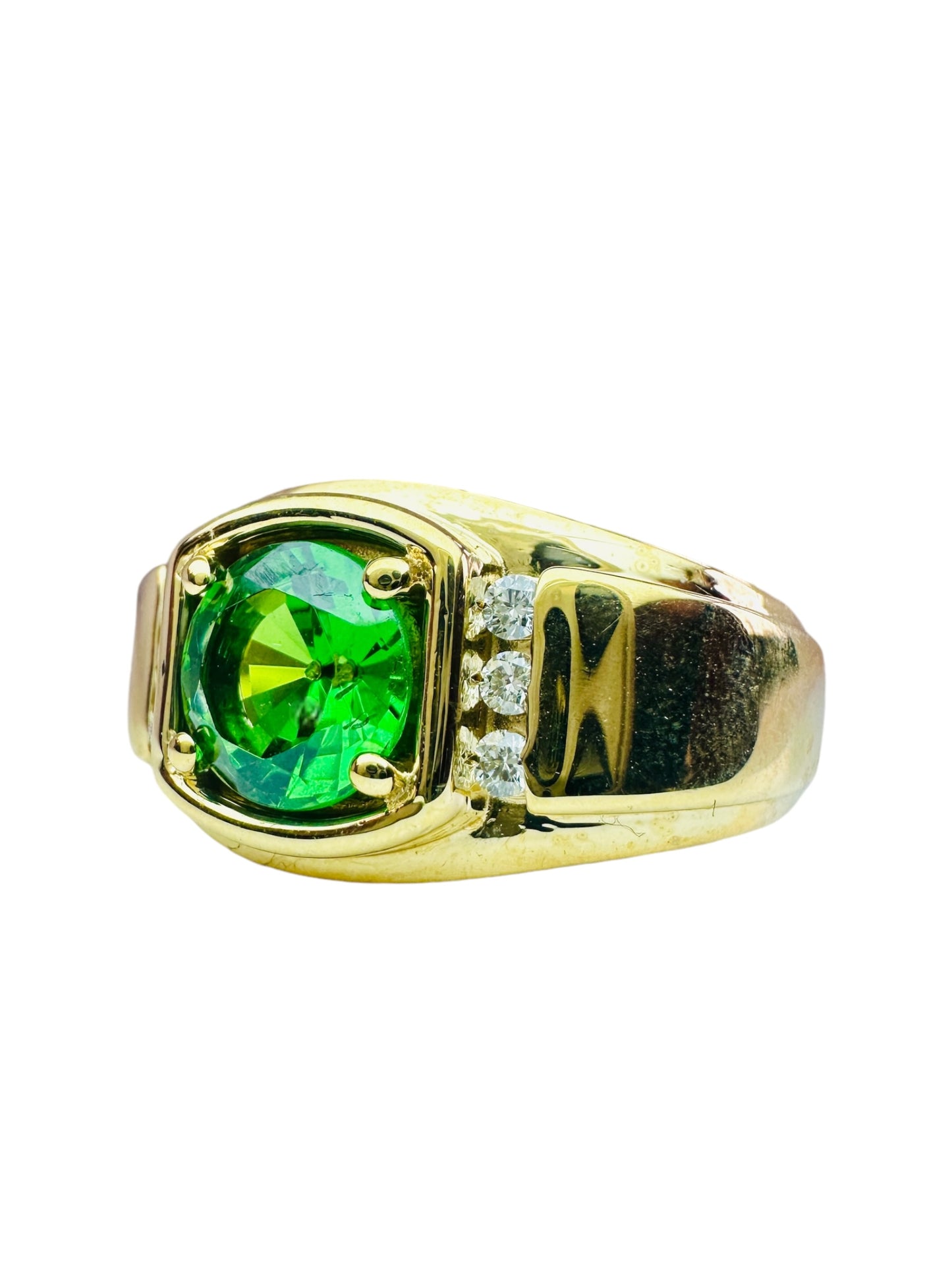 Gent's Custom Made Tsavorite Ring