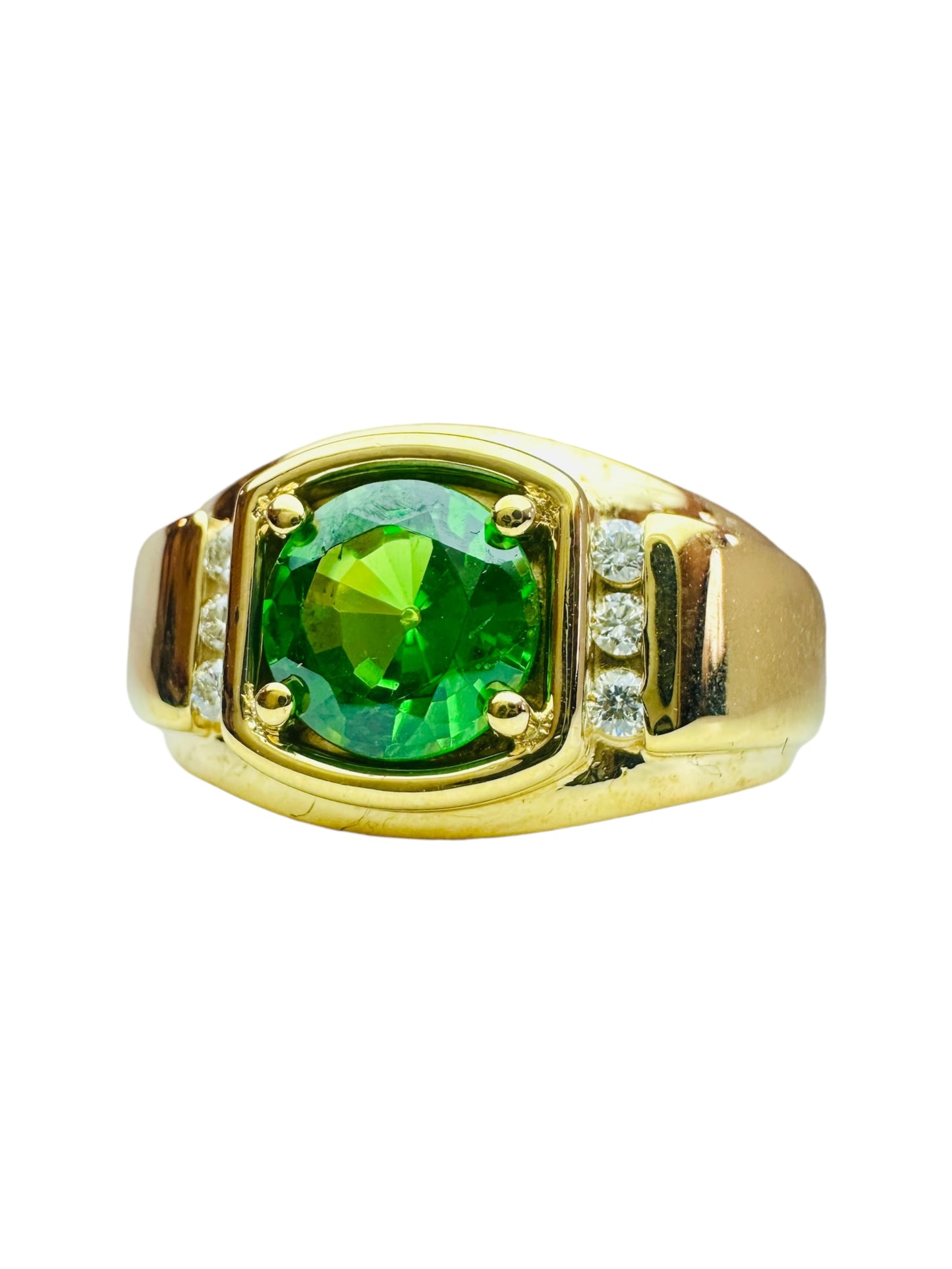 Gent's Custom Made Tsavorite Ring