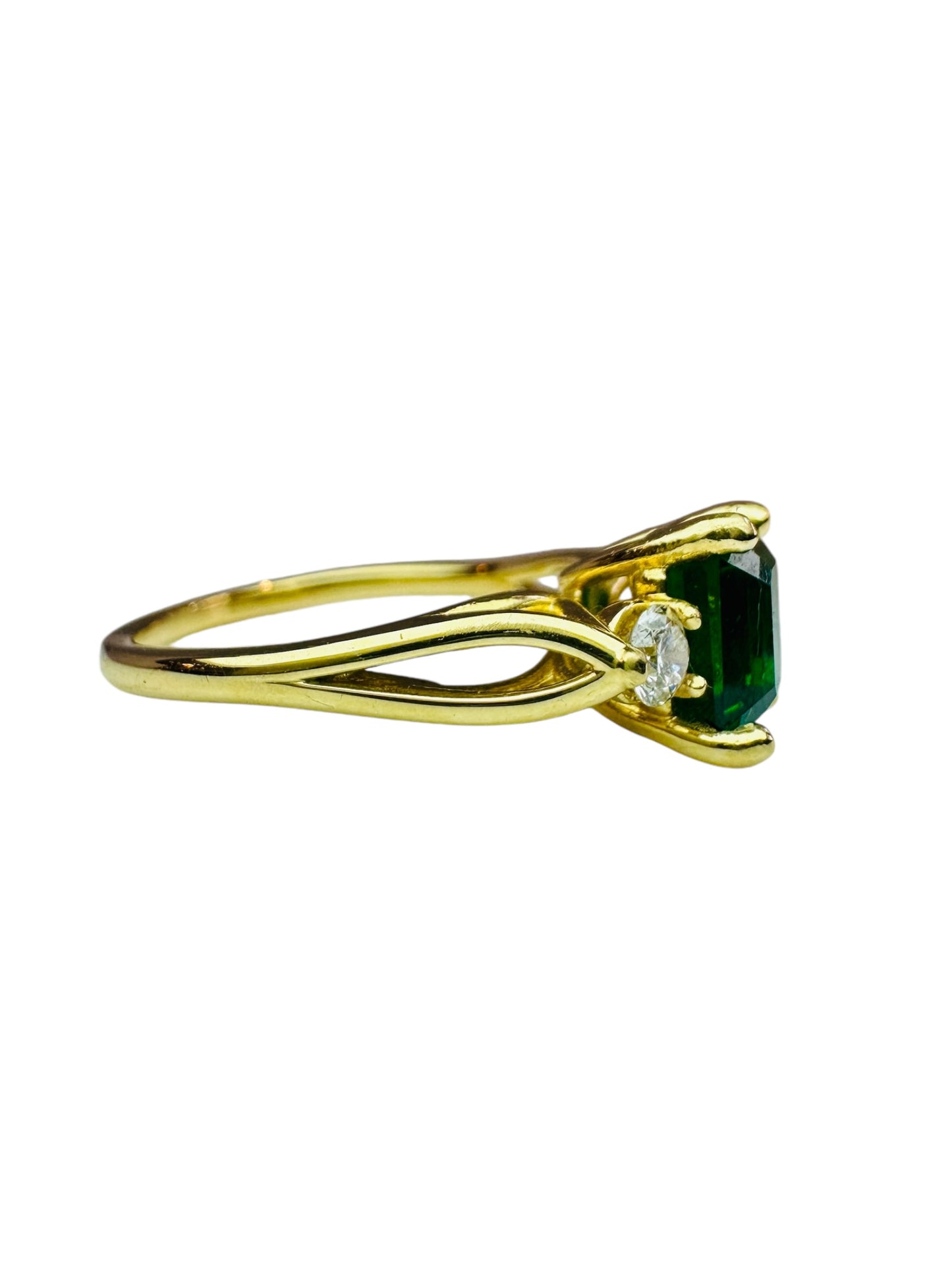 Lady's Custom Made Tsavorite Ring