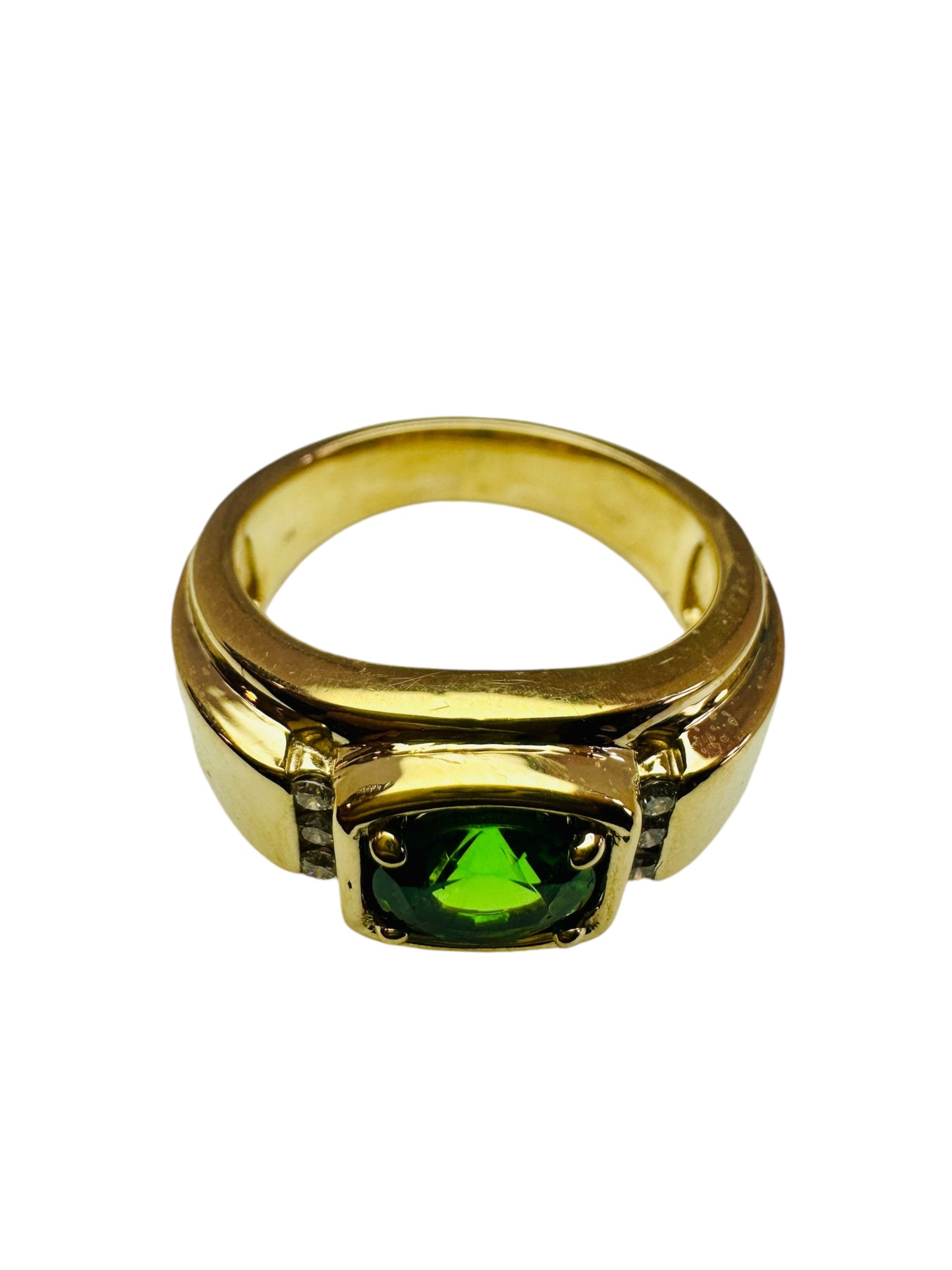 Gent's Custom Made Tsavorite Ring