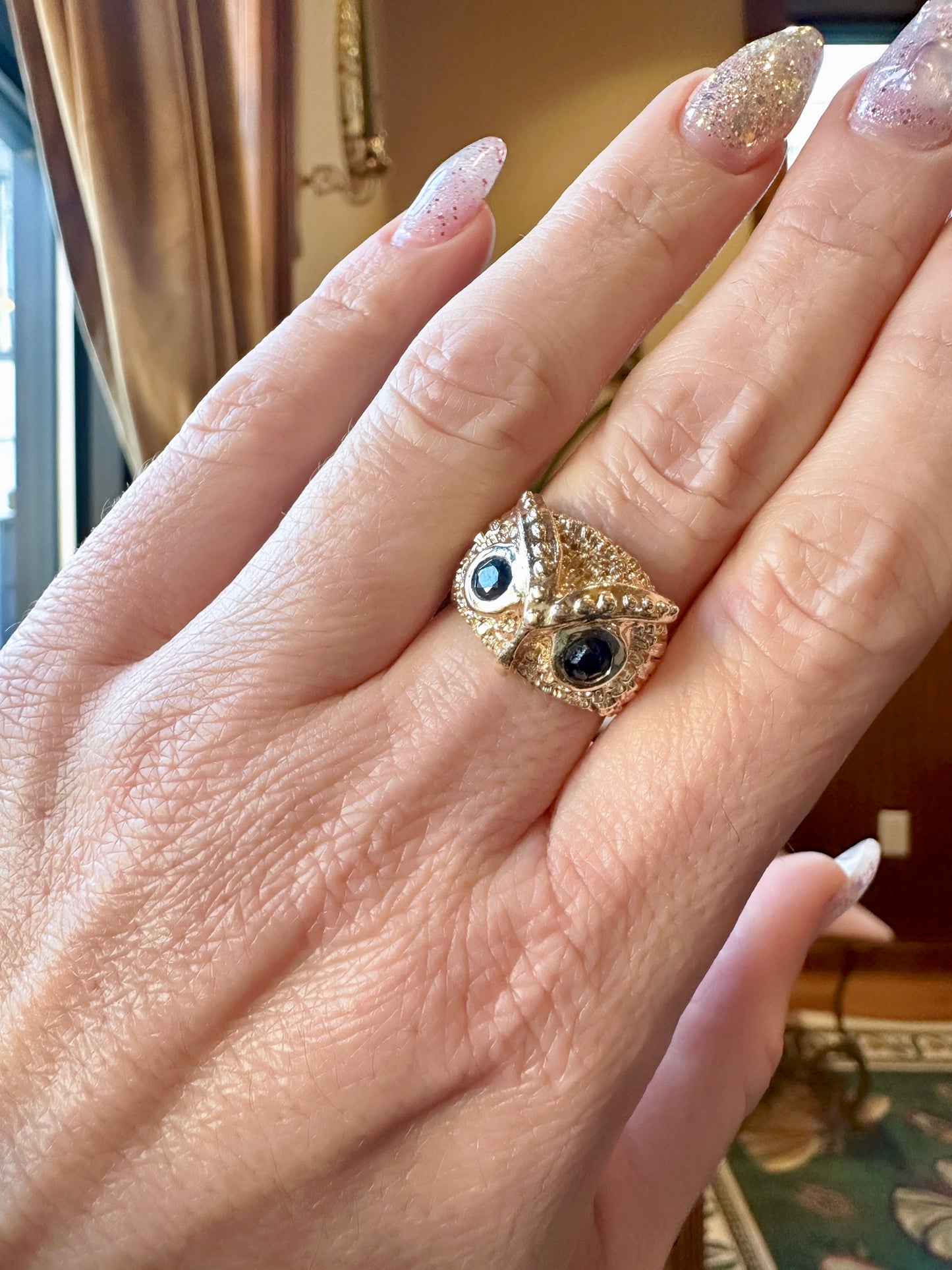 Vintage Owl Ring