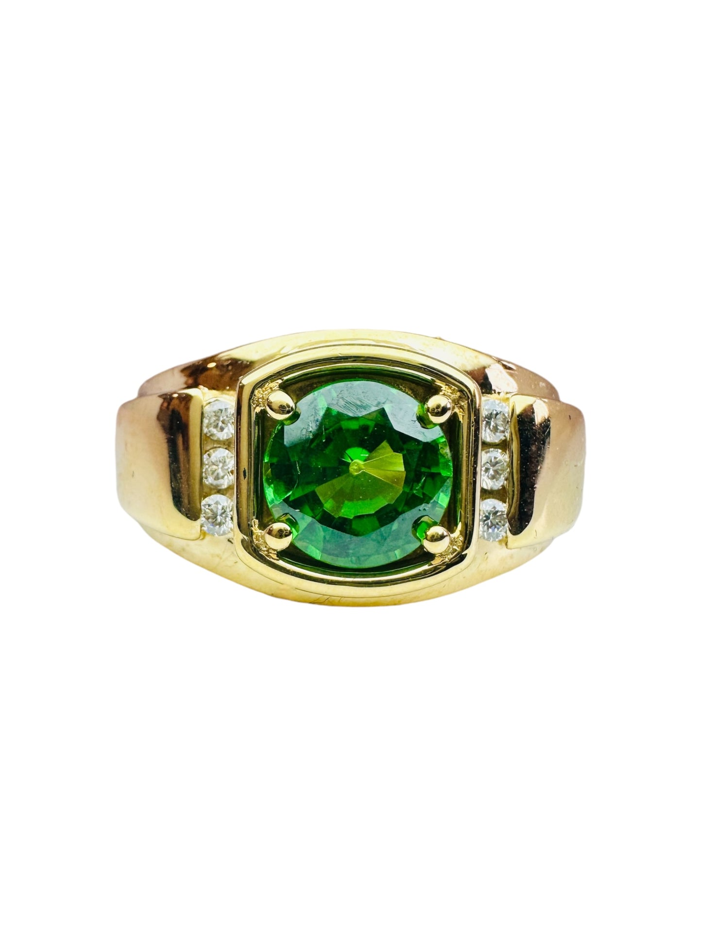 Gent's Custom Made Tsavorite Ring