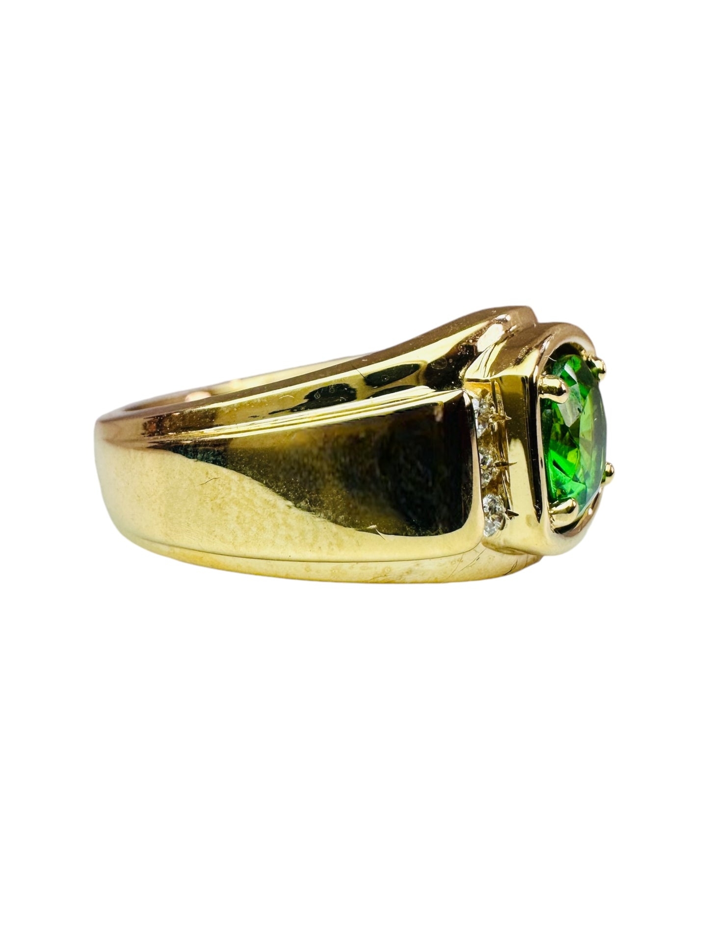 Gent's Custom Made Tsavorite Ring