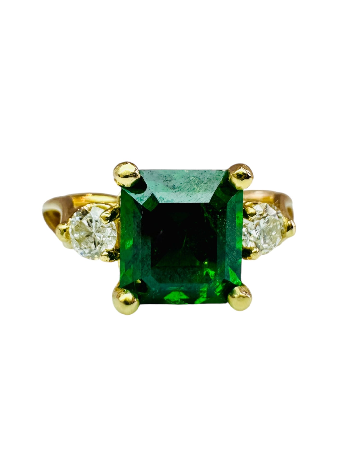 Lady's Custom Made Tsavorite Ring